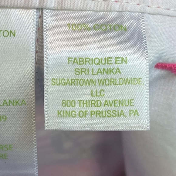 Lilly Pulitzer "Palm Reader" The Callahan Shorts Sz 10 - Picture 13 of 16